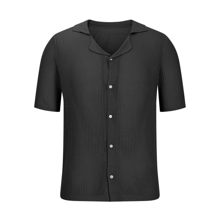 black collarless dress shirt Collarless Shirt Off White / S main image 0
