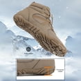 thumbnail image 2 of Botas Nieve para Exteriores para Hombre Zapatos Algodón Engrosados ​​con Terciopelo Zapatos Montañismo Cálidos Antideslizantes E Impermeables para Mujer (658 Camel 39), 2 of 9