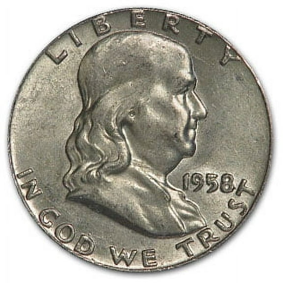1958 Franklin Half Dollar Fine/AU