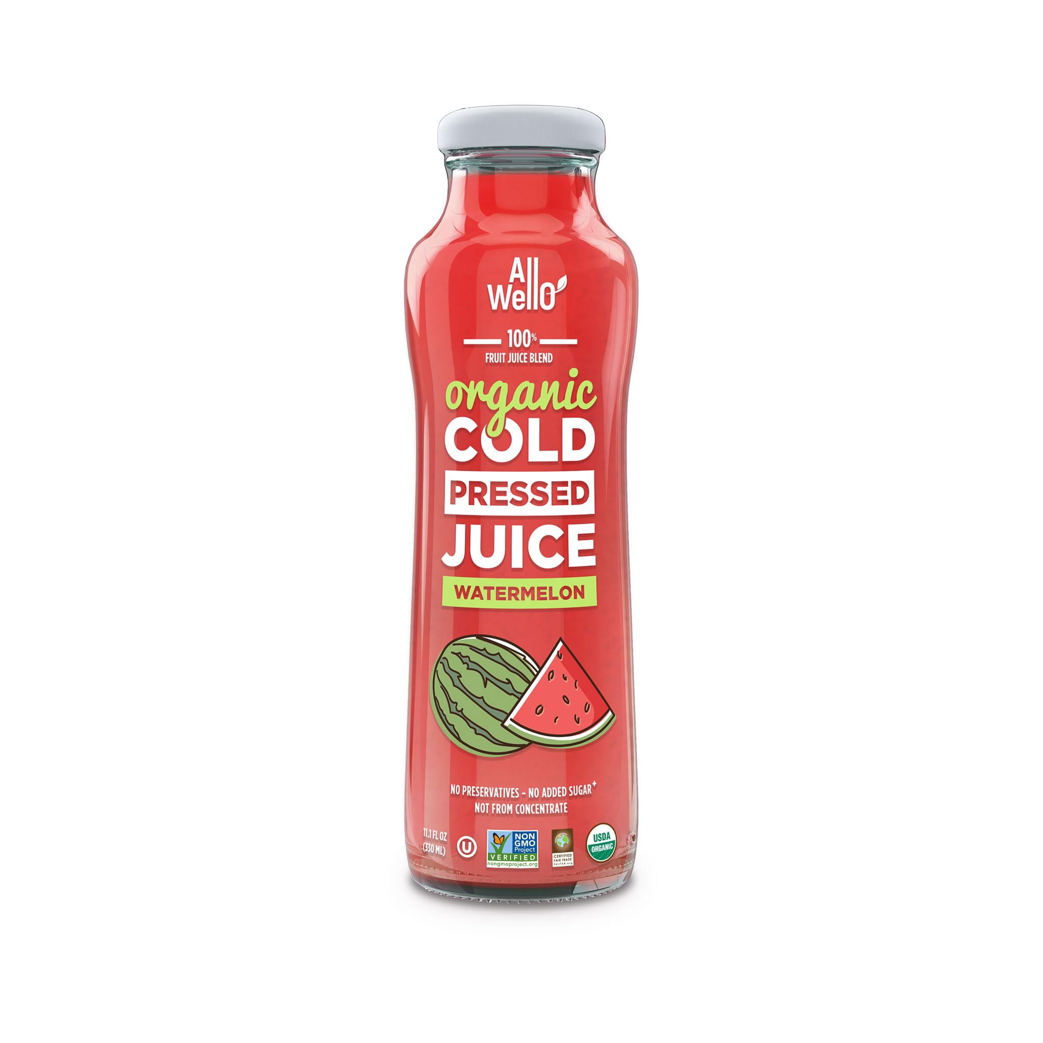(Pack of 12) Allwello Juice Concentrate Watermelon 11.1 Fo
