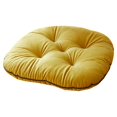 thumbnail image 1 of Ounissouiy Cojín de algodón suave para taburete de Bar, almohada para silla de oficina y escuela, cojines inclinados, estera para glúteos Decoración del hogar Amarillo, 1 of 6