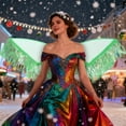 thumbnail image 5 of Accessoire de Fête pour Adultes Rideau de Pluie à Sequins pour Carnaval Mascarade Spectacle de Scène Rêveur 2 Pcs, 5 of 5