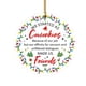 thumbnail image 2 of Adornos navideños, adornos navideños, regalos navideños Adorno navideño redondo para compañeros de trabajo Regalos de decoración navideña Regalos para colegas para ella y para él Decoración navideña d, 2 of 9