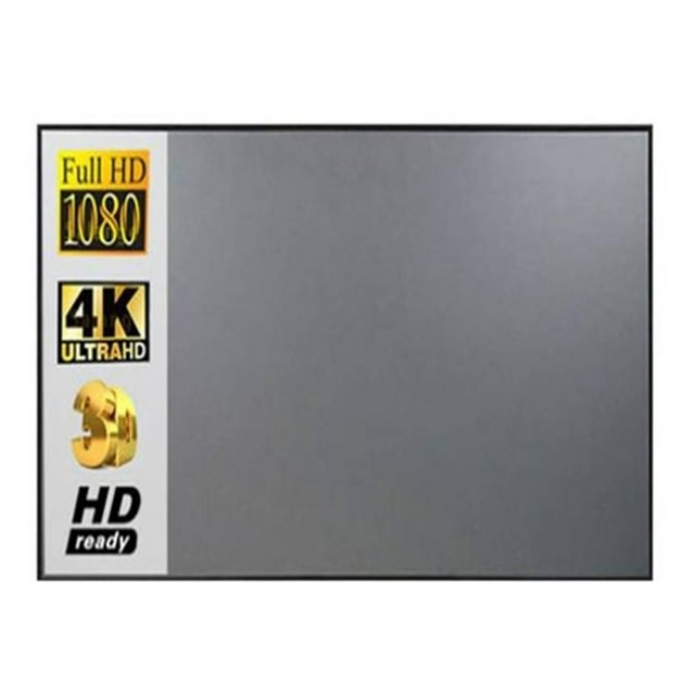 Portable Projector Screen Simple Curtain Anti-Light 60 70 80 100 120 Inches Projection Screens For Home Outdoor Office Projector ,Easy to Use