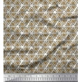 thumbnail image 1 of Soimoi Cotton Cambric Fabric Swirl & Triangle Geometric Decor Fabric Printed Yard 42 Inch Wide, 1 of 1