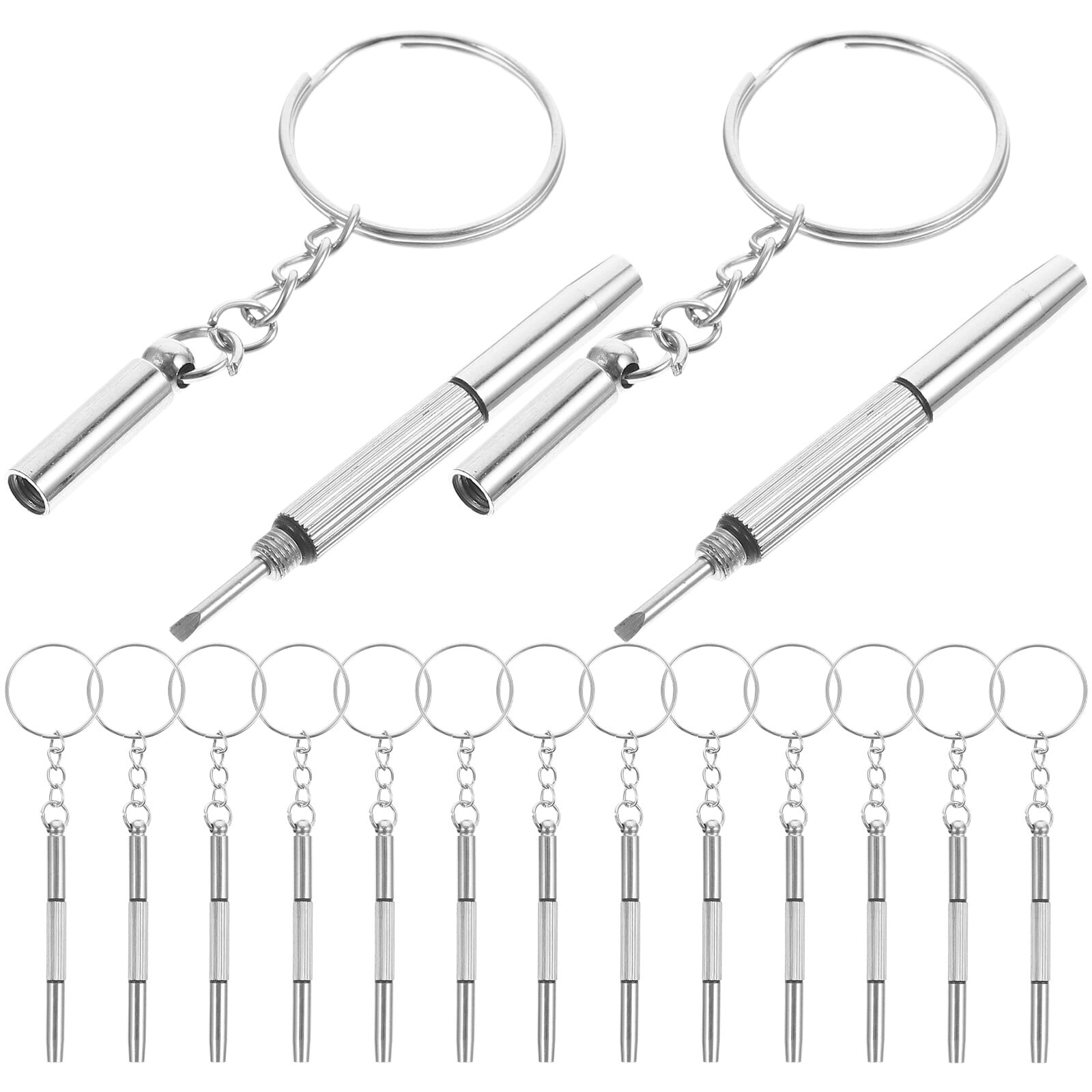 20pcs Portable Eyewear Screwdrivers Mini Detachable Metal Screwdriver