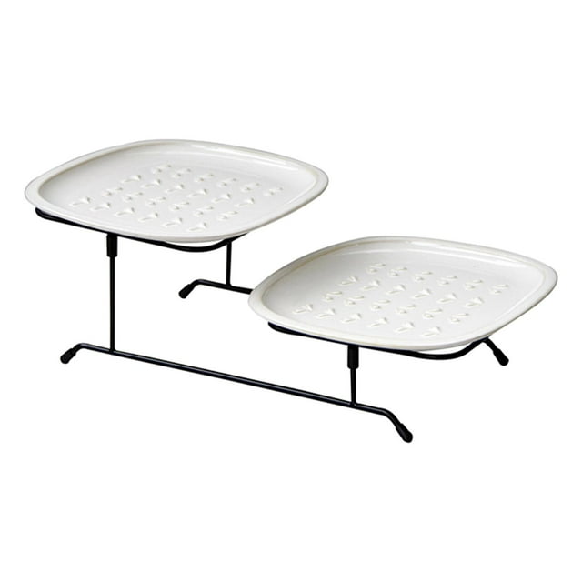 Bandeja organizadora para servir pasteles y postres, plato de postre de mesa, plato de dulces, soporte de cocina para pasteles y dulces para boda, Patrón número ocho mayimx bandeja para servir pasteles