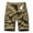 Yellow Cargo Shorts, variant on HOOMEUMY Men's Shorts Cotton Multi-Pocket Straight Loose Fit Summer Shorts Military Army Green Cargo Shorts Green L