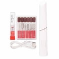 thumbnail image 1 of Juego de Limas Eléctricas para Uñas ANGGREK Máquina Perforadora de Uñas 360 Grados 7 Cabezales de Pulido, 1 of 8