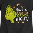 thumbnail image 3 of The Grinch - Have A Frightful Grinch Night  - Toddler & Youth Girls Short Sleeve Graphic T-Shirt, 3 of 5