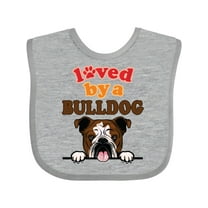 Inktastic English Bulldog Dog Girls Baby Bib