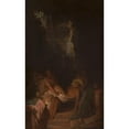 thumbnail image 2 of Pierre-Nicolas Brisset 16x24 Gold Ornate Framed and Double Matted Museum Art Print Titled - The Entombment (1872), 2 of 4