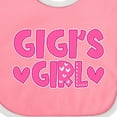 thumbnail image 4 of Inktastic Gigi's Girl Granddaughter Girls Baby Bib, 4 of 4