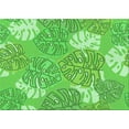 thumbnail image 1 of Ahgly Company Indoor Rectangle Patterned Emerald Green Area Rugs, 6' x 9', 1 of 6