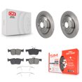 thumbnail image 1 of Transit Auto Rear Disc Brake Rotors and Semi-Metallic Pads Kit for Car 2022-2023 Ford Maverick K8S-104018, 1 of 11