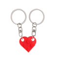 thumbnail image 1 of Llaveros de bloques de construcción de corazón de amor para parejas, llavero de ladrillo de corazón de amor Separable, regalo de joyería para hombres y mujeres, 1 par, 1 of 4