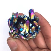 Jewellery Irregular Natural Colorful Rainbow Quartz Crystal Cluster Crystal Ore Rock Minerals Geode Specimen Home Decor Specimen