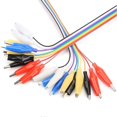 thumbnail image 3 of 20 Pin Male/Female Jumper Test Cable with Alligator Clip for Jumper Wire, 20cm, 3 of 3