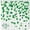 Green, variant on Green Clover Shower Curtain Spring Shamrock Leaves Bathroom Curtain Set Happy St. Patricks Day Polyester Fabric Bathtub Decor with 12 Hooks 72x72 Inches