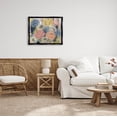 thumbnail image 2 of Stupell Industries Modern Mixed Flower Blooms Graphic Art Jet Black Floating Framed Canvas Print Wall Art, Design by Elizabeth Medley, 2 of 6