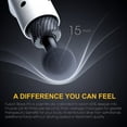 thumbnail image 3 of Fusion Black Pro Muscle Massage Gun Deep Tissue Percussion Muscle Massager Gun for Athletes Pain Relief Therapy and Relaxation, Percussion Therapy Chiropractor Massager, Body Massager (White Pro), 3 of 8