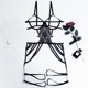 thumbnail image 2 of Gibobby Conjunto de lencería de encaje Lencería Sexy para Mujer Baby Doll Mujer Sexy Color Negro Mono Sensual y Elegante Fina Lenceria para Dama(Negro, XG), 2 of 4