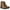 Brown, variant on Lovskoo 2024 Men's Mid-Calf Boots Round Toe Chunky Heel Western Burn Colored Motorcycle Work Shoes Lace Up Short Boots Black