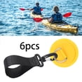 thumbnail image 6 of 6Pcs Holder Straps Paddle Clips Inflatable Boat Paddle Storage PVC Patch Oars Keeper for Paddle Board, Watercraft, Rowing, Canoe Yellow, 6 of 9
