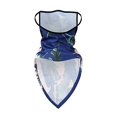 thumbnail image 2 of Neck Gaiter Headwear Bandana Breathable Face Scarf w/Ear Loops,2pack,Floral B, 2 of 7