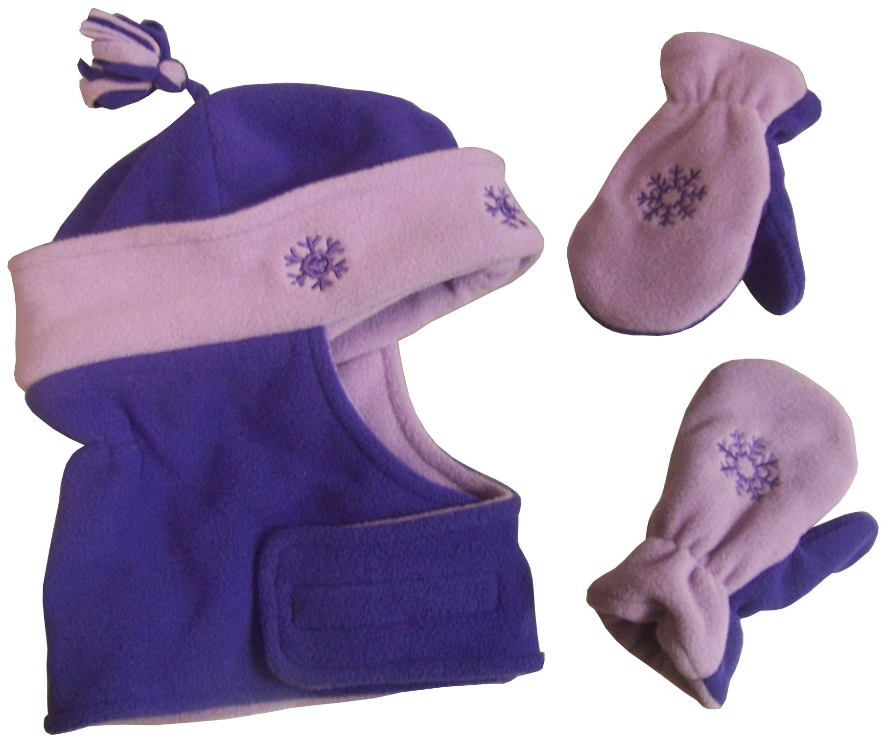 NICE CAPS Toddler Girls and Baby Wrap Around Head Headwear Hat and