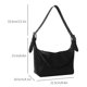 thumbnail image 5 of Bolso de axila para mujer Bolso de asa superior de color sólido con cremallera Bolso de viaje diario para mujer, 5 of 8