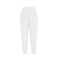 thumbnail image 5 of Timegard Pants for Women Ruched Elastic High Waisted Tapered Leg Casual Loose Trousers with Pockets, 5 of 7