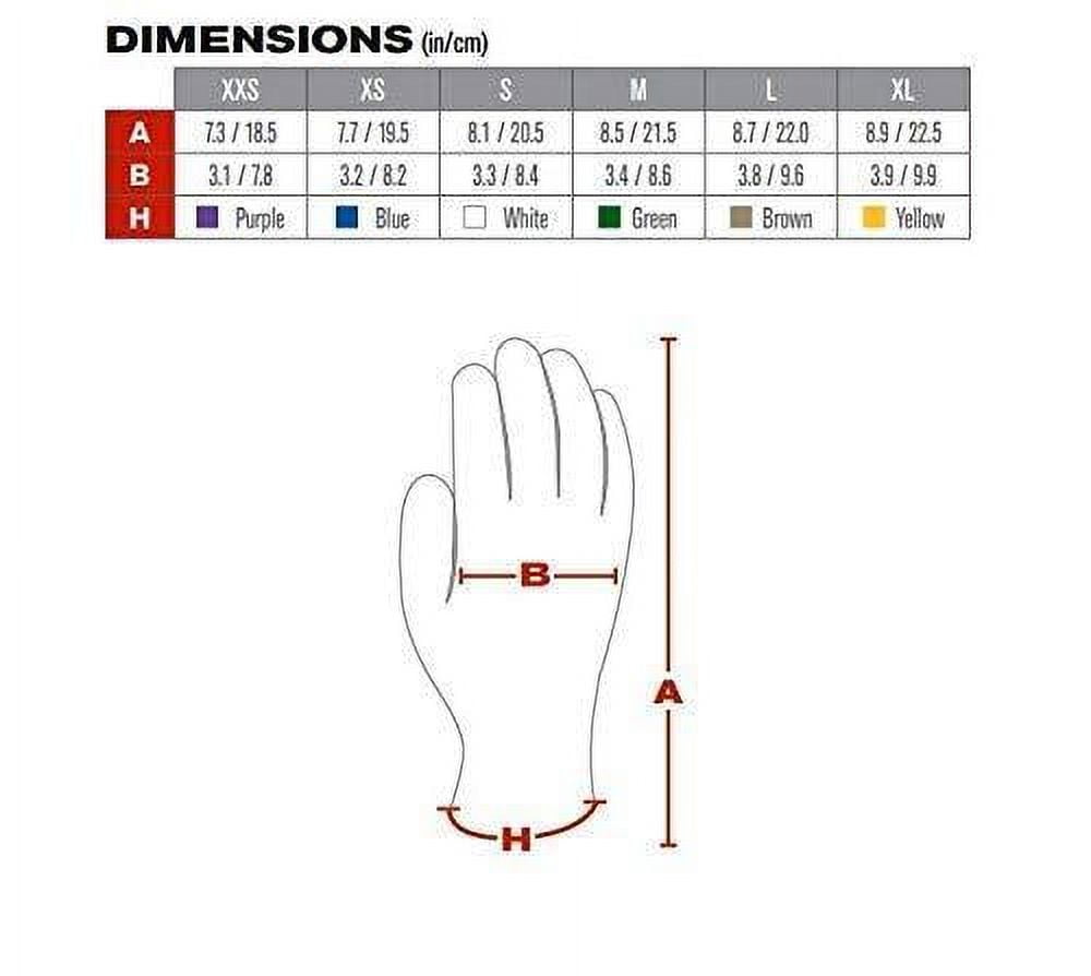 maxiflex 34-874 ultimate nitrile grip work gloves, large, 3 pair