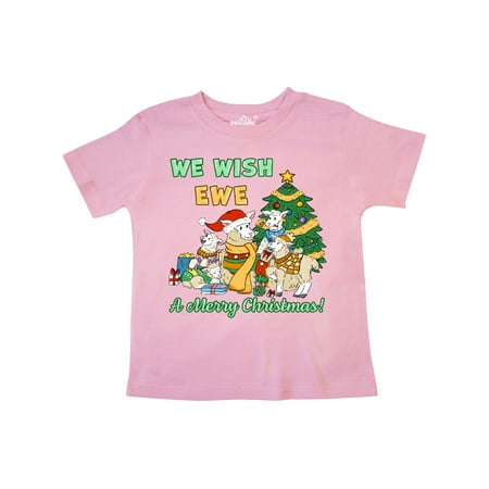 

Inktastic We Wish EWE A Merry Christmas Gift Toddler Boy or Toddler Girl T-Shirt