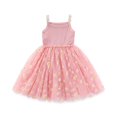 thumbnail image 3 of COM1950s Robe d'Été Décontractée, Robe Décontractée Sans Manches à Bretelles Imprimée Florale pour Enfants, 3 of 5