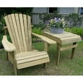 thumbnail image 4 of Weathercraft Adirondack 3-Piece Patio Conversation Set with 2 Chairs and 1 Side Table, Solid Wood, 4 of 4
