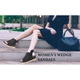 thumbnail image 5 of Womens Wedge Sandal Open Toe Platform Comfort Wedge Sandal for Women, 5 of 5