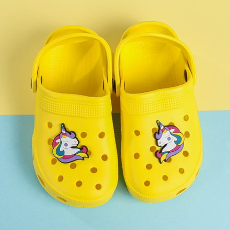 

Boys Girls Classic Graphic Garden Clogs Slip On Water Shoes Breathable Sandal Outdoor & Indoor