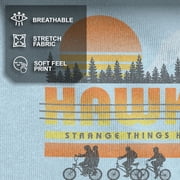 Netflix Mens Stranger Things Retro Hawkins Bikers Graphic T-Shirt