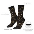 thumbnail image 4 of Cauagu Casino Print Crew Socks for Women and Men,Adult Athletic Running Socks 1-Pair Sports Socks Work Gear Socks with Moisture Wicking, 4 of 6