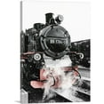 thumbnail image 1 of ARTCANVAS Black Old Locomotive Train Canvas Art Print - Size: 40" x 26" (1.50" Deep), 1 of 9