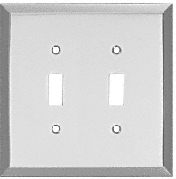 CRL MMP8CH Chrome Double Toggle Metal Mirror Plate