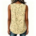 thumbnail image 3 of Cilsoka Tank Top for Women V Neck Summer Sleeveless T Shirt Tunic Casual Loose Fit Blouses, Black Tank Top Woman Dressy, 3 of 5