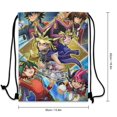 thumbnail image 3 of Yu-Gi-Oh Drawstring Backpack Sports Gym Bag Water Resistant String Bag Cinch Bag for Women Men, 3 of 7