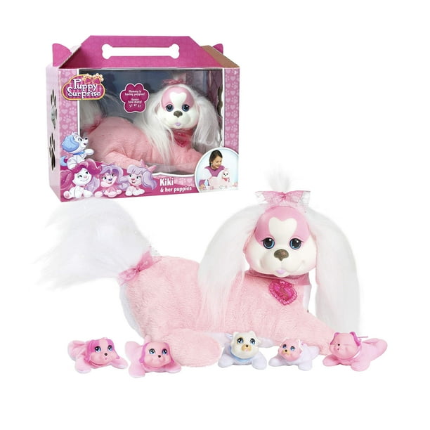 Puppy Surprise Cassie, Pink, Stuffed Animal Dog and Babies, Toys