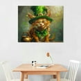 thumbnail image 3 of Nawypu Watercolor St. Patrick's Day gnome, Spring clipart, Watercolour clipart, St. Patrick's Day printable, St. Patrick's Day, Canvas Wall Art, Canvas Prints, 3 of 5