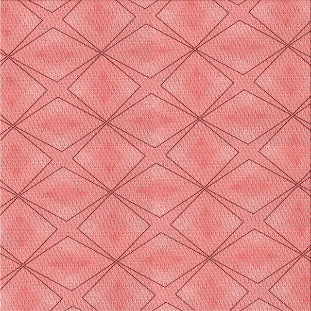 Ahgly Company Tapis d'Intérieur Lavables en Machine, Carrés de Transition, Rose Corail Clair, 7' Carré
