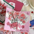 thumbnail image 3 of Paper Flower Bouquet Pop Up Greeting Cards Paper Roses 3D Cards with Envelope Seal Stickers for Wedding Anniversary Birthday Valentine's Day Gift for Women Wife Girlfriend, Red, 3 of 7