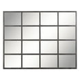 thumbnail image 6 of DecMode 35" x 45" Black Window Pane Inspired Wall Mirror, 6 of 14