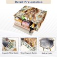 thumbnail image 3 of FORMRS Womens Corduroy Tote Bag Crossbody Shoulder Handbag with Pocket, Floral Cow, 3 of 7